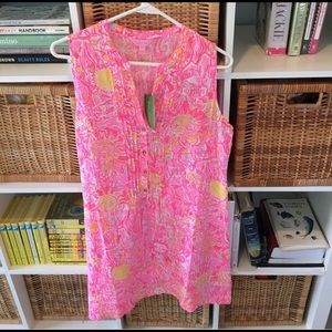 Lilly Pulitzer sleeveless Sarasota tunic dress